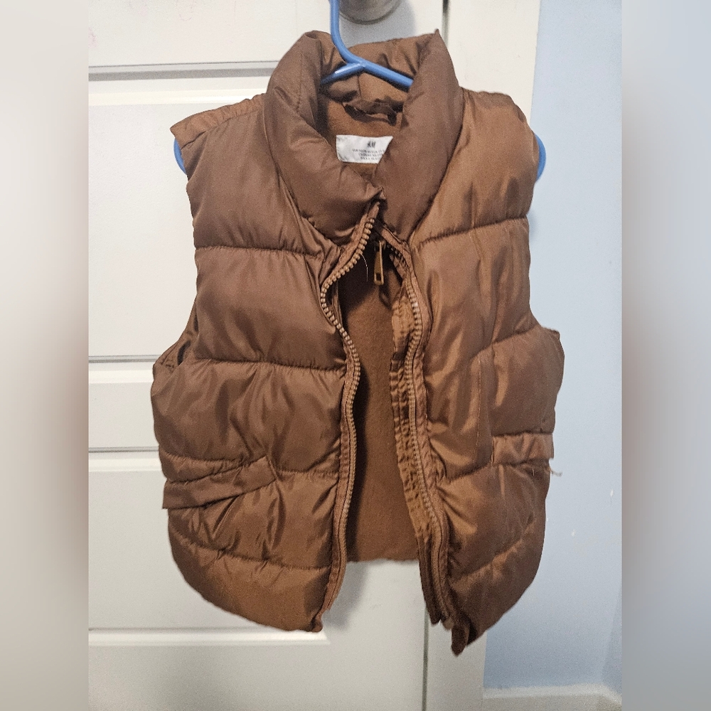 H&M Kids Brown Puffer Vest